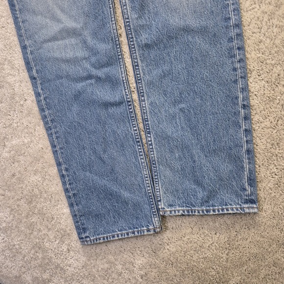 Alex Mill AM Original Jeans Mens 31/32 Blue Heavy Cotton 80s Dad USA Hipster - Picture 10 of 13